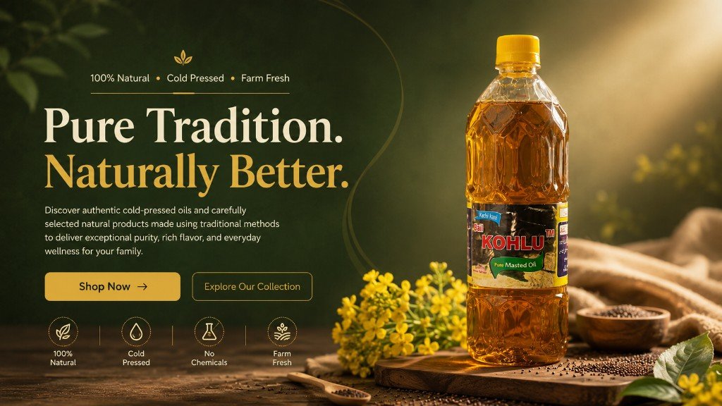 KOLHU WALE cold-pressed mustard oil